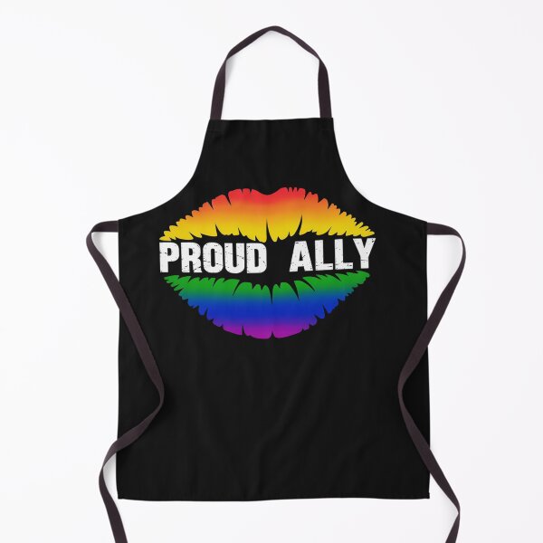 Item preview, Proud Ally Pride Gay LGBT Day Month Parade Rainbow Lips designed and sold by procionartss.