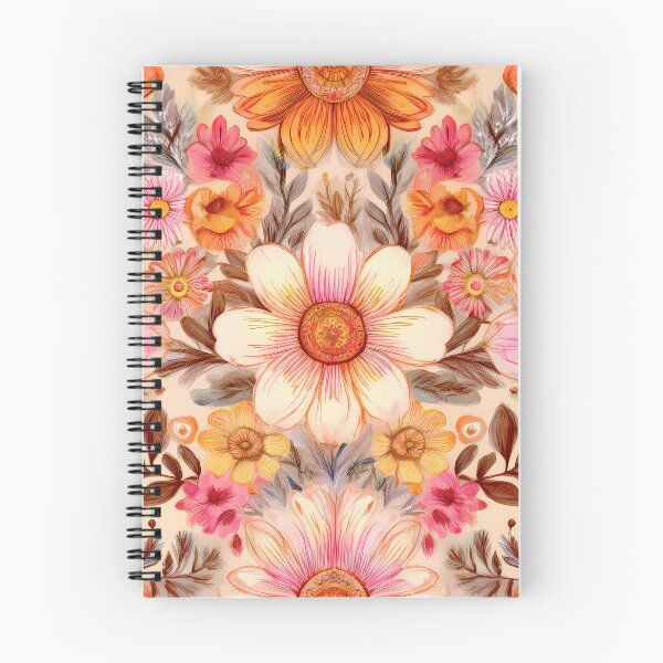 Item preview, Whimsical orange bloomscape  designed and sold by Clara Fruggeri.