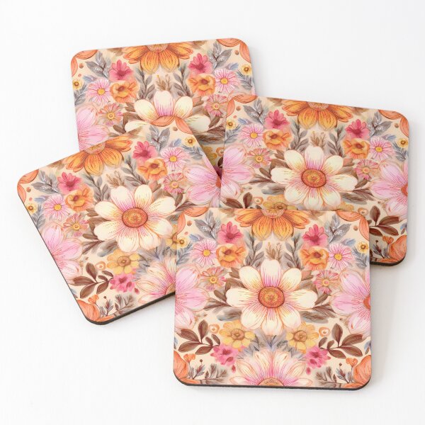 Item preview, Whimsical orange bloomscape  designed and sold by Clara Fruggeri.
