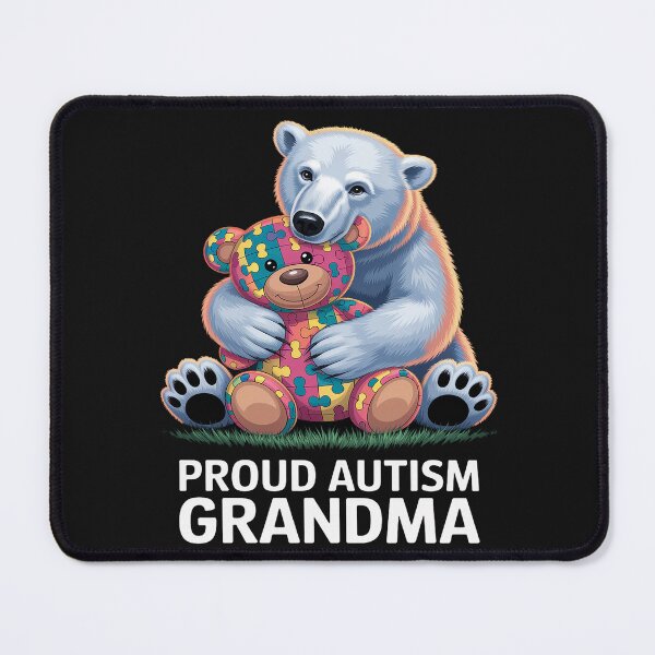 Item preview, Proud Autism Grandma Bear Autism Awareness Autistic Kids designed and sold by procionartss.