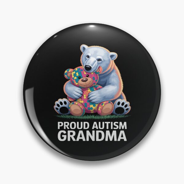 Item preview, Proud Autism Grandma Bear Autism Awareness Autistic Kids designed and sold by procionartss.