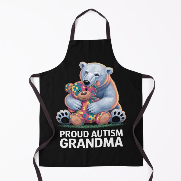 Item preview, Proud Autism Grandma Bear Autism Awareness Autistic Kids designed and sold by procionartss.