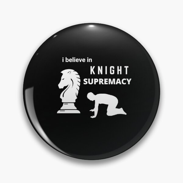 Item preview, I BELIEVE IN KNIGHT SUPREMACY Chess T-Shirt | The Master of Maneuver designed and sold by Sorcend.