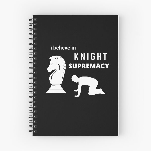 Item preview, I BELIEVE IN KNIGHT SUPREMACY Chess T-Shirt | The Master of Maneuver designed and sold by Sorcend.