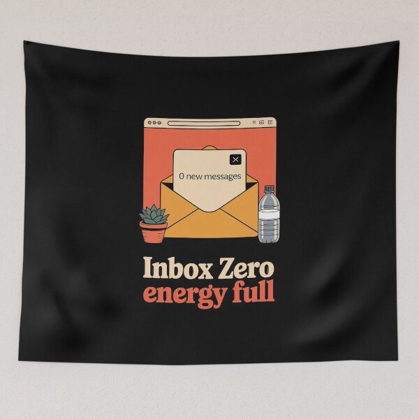 Item preview, Inbox Zero Energy Full Work from Home designed and sold by ryukaizox1.