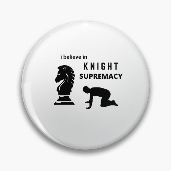 Item preview, I BELIEVE IN KNIGHT SUPREMACY Chess T-Shirt | The Master of Maneuver designed and sold by Sorcend.