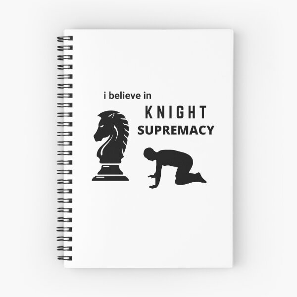 Item preview, I BELIEVE IN KNIGHT SUPREMACY Chess T-Shirt | The Master of Maneuver designed and sold by Sorcend.