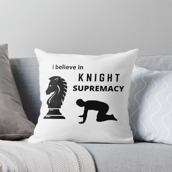 Item preview, I BELIEVE IN KNIGHT SUPREMACY Chess T-Shirt | The Master of Maneuver designed and sold by Sorcend.