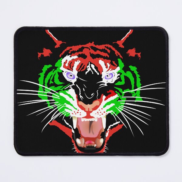 Item preview, MULTICOLOR TIGER FOR BLACK BACKGROUND designed and sold by Tropic Wear Collection.