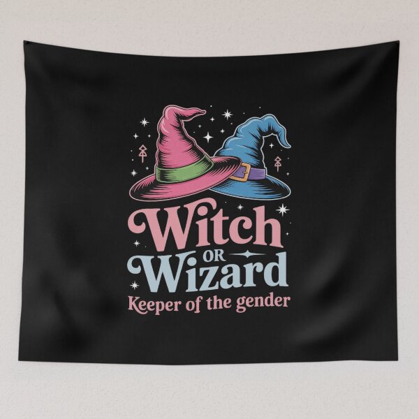 Item preview, Inclusive Witch Or Wizard Keeper of The Gender Genderfluid designed and sold by ryukaizox1.