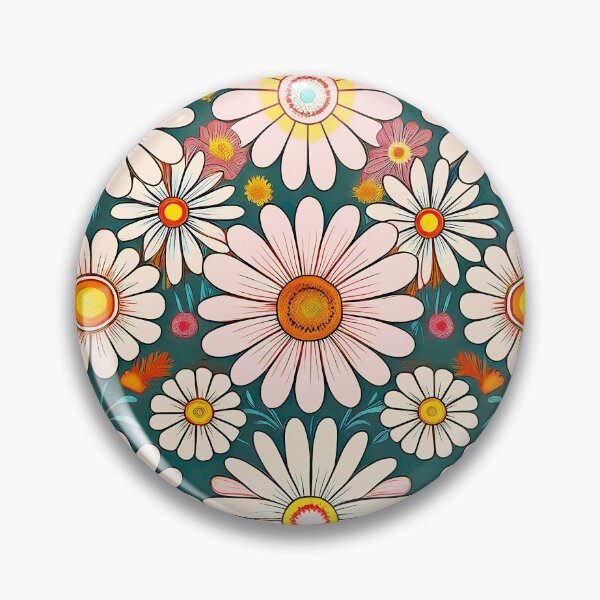 Item preview, Chamomile vintage pattern floral design  designed and sold by Clara Fruggeri.