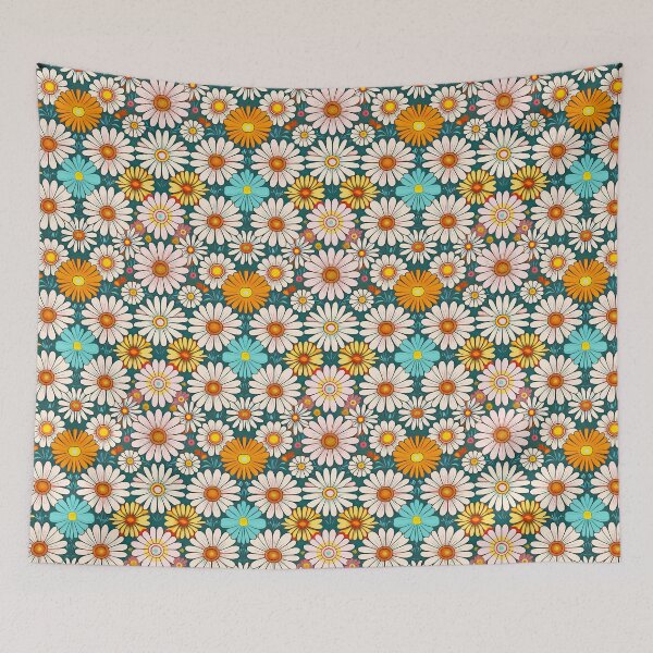 Item preview, Chamomile vintage pattern floral design  designed and sold by Clara Fruggeri.