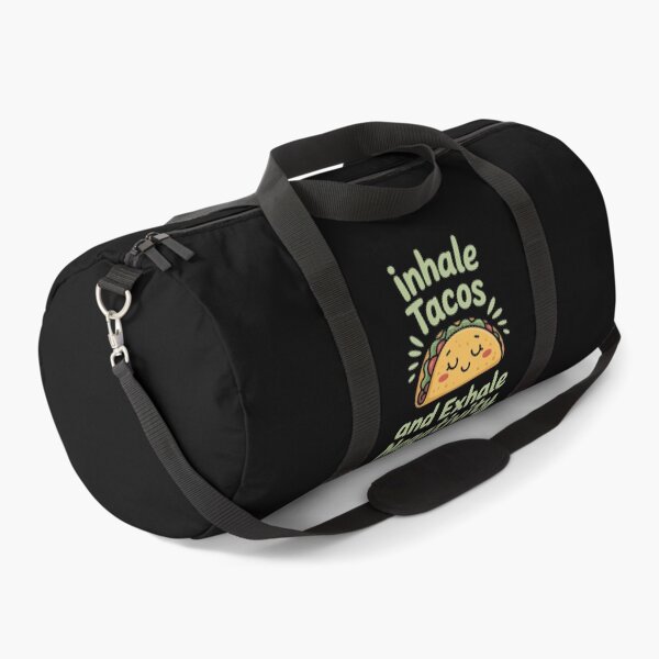 Item preview, Inhale Tacos Exhale Negativity Funny Taco Yoga designed and sold by ryukaizox1.