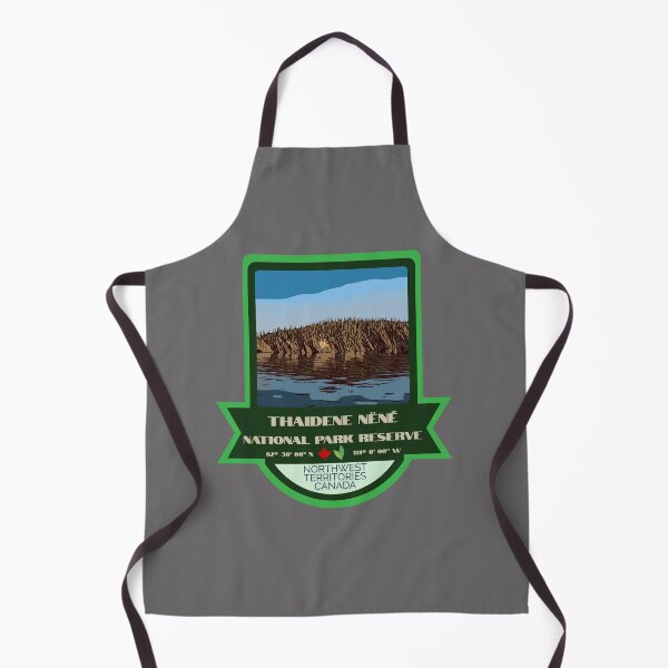 Item preview, Thaidene Nëné National Park Reserve Vintage Retro Sticker – Canada National Park Badge Design designed and sold by RouseDesigns.