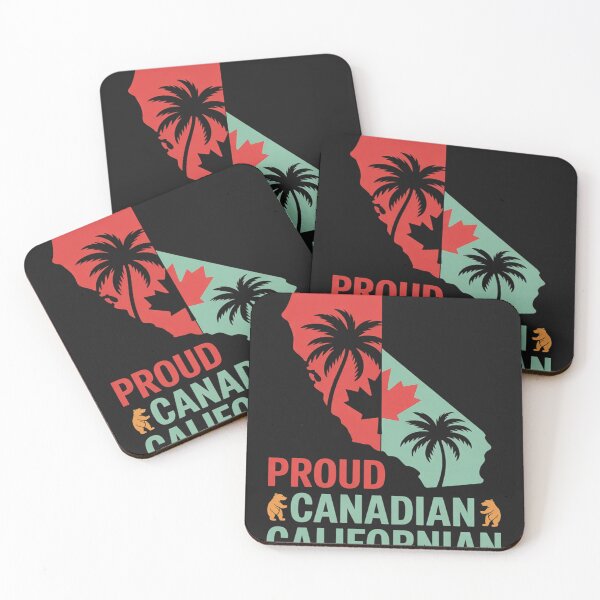 Item preview, Proud Canadian Californian - California Map and Canada Flag designed and sold by AvagondaMind.