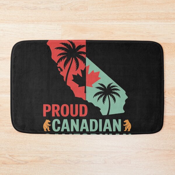 Item preview, Proud Canadian Californian - California Map and Canada Flag designed and sold by AvagondaMind.