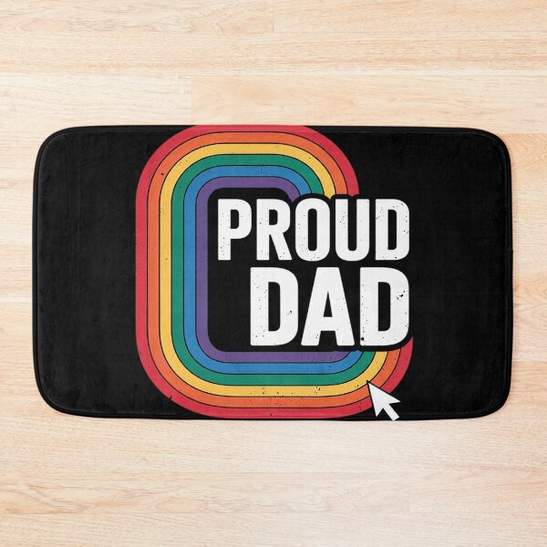 Item preview, Proud Dad Gay Pride LGBT Flag Vintage Parent Father's Day designed and sold by AvagondaMind.