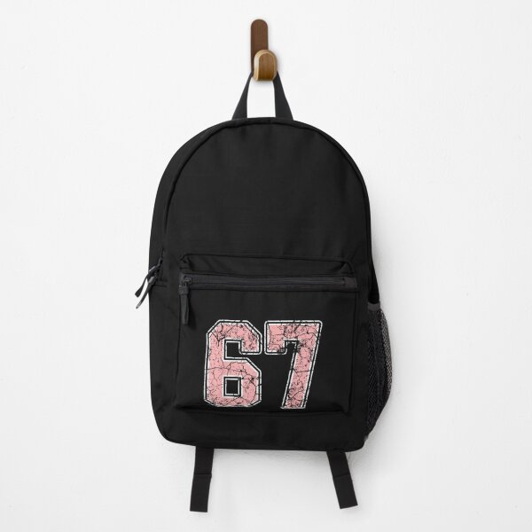 Item preview, Pink And White Number 67 Jersey Player Uniform 67 Fan designed and sold by grumpzara.