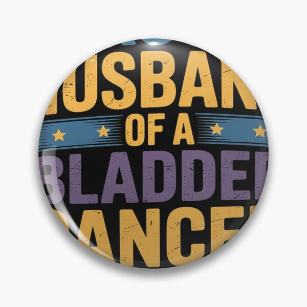 Item preview, Proud Husband Bladder Cancer Purple Blue And Yellow Ribbon designed and sold by AvagondaMind.