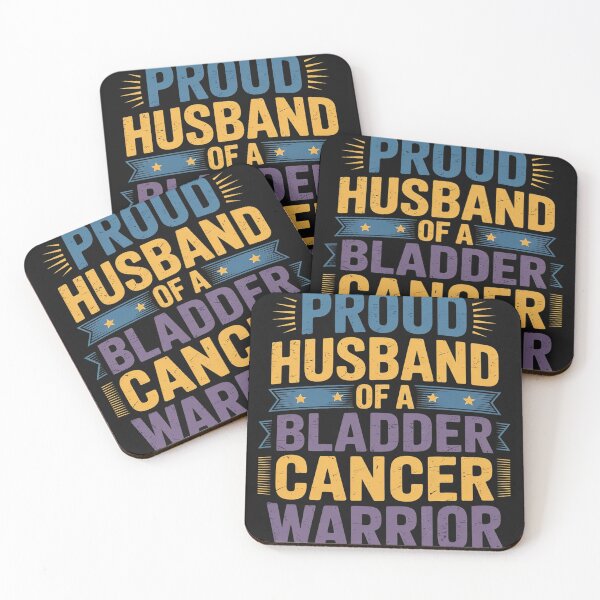 Item preview, Proud Husband Bladder Cancer Purple Blue And Yellow Ribbon designed and sold by AvagondaMind.