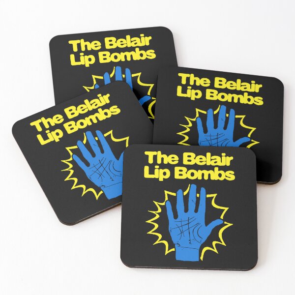 Item preview, Blue Hand With Yellow Typography designed and sold by nerdyygraphic.