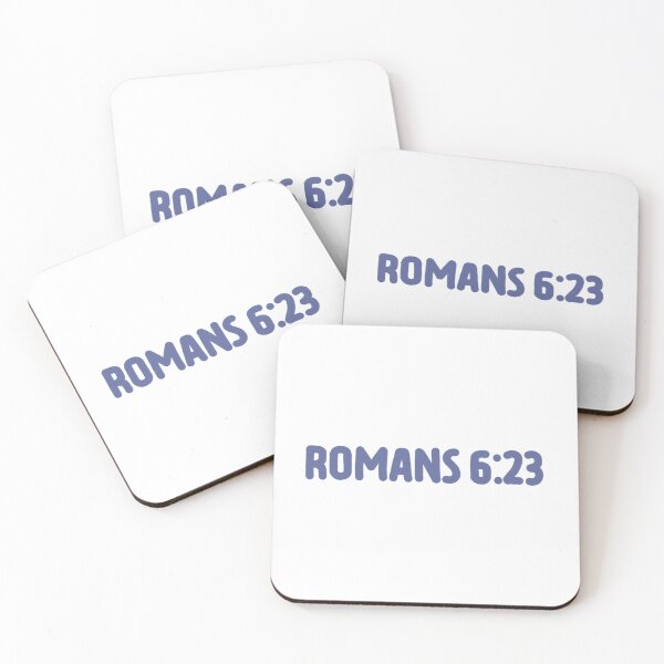 Item preview, Romans 6:23 navy blue designed and sold by LRM_ artz.