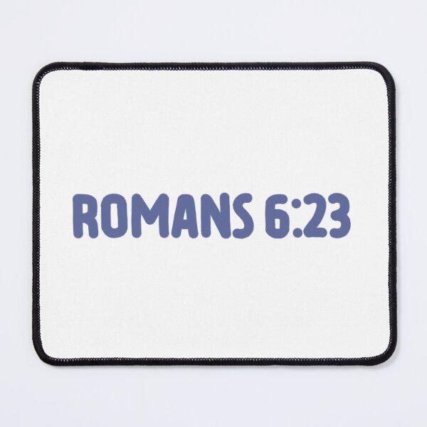 Item preview, Romans 6:23 navy blue designed and sold by LRM_ artz.