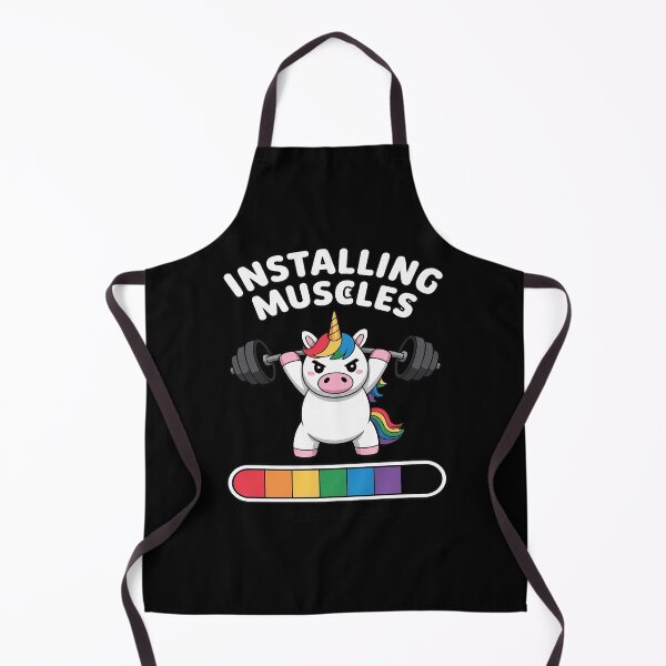 Item preview, Installing Muscles - Unicorn Gym designed and sold by Rotasiin.