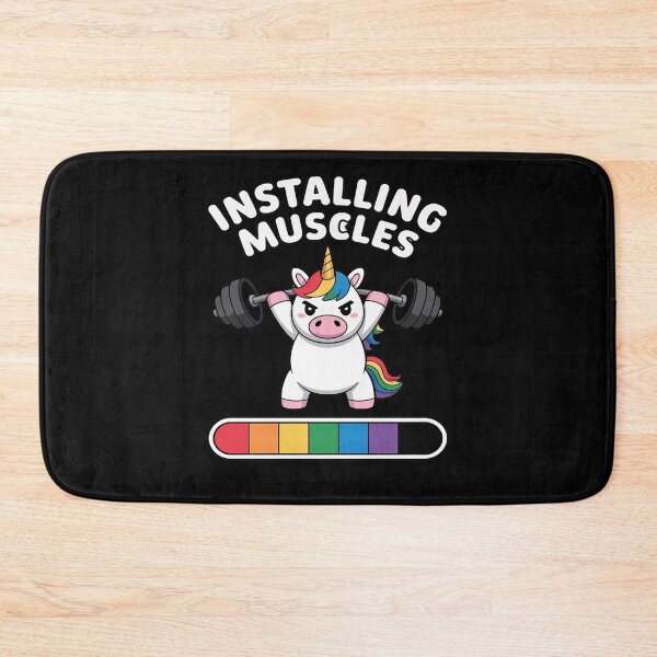 Item preview, Installing Muscles - Unicorn Gym designed and sold by Rotasiin.