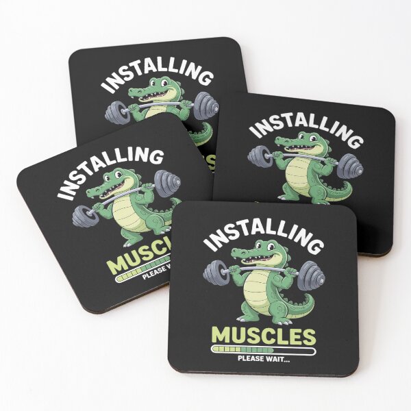 Item preview, Installing Muscles Please Wait Fitness Trainer Fitness designed and sold by Rotasiin.