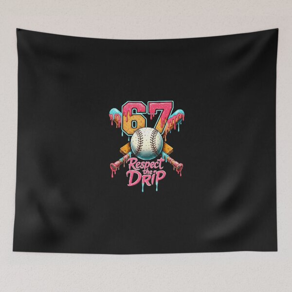 Item preview, Baseball Drip Number 67 Player Sport Gift For Men Women Kids designed and sold by grumpzara.