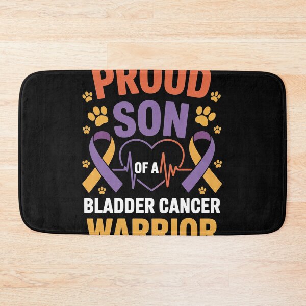 Item preview, proud Son bladder cancer warrior awareness ribbon designed and sold by AvagondaMind.