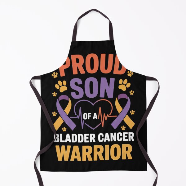 Item preview, proud Son bladder cancer warrior awareness ribbon designed and sold by AvagondaMind.