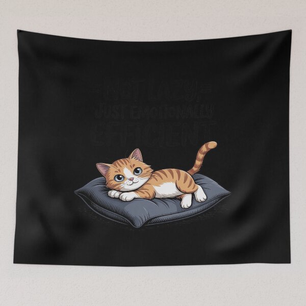 Item preview, Introvert Cat Logic Saving Energy For Coping Mechanism Mode designed and sold by Rotasiin.