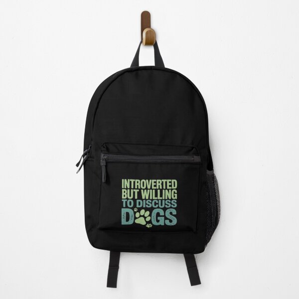 Item preview, Introverted But Willing To Discuss Dogs Introvert Dog Lover designed and sold by Rotasiin.