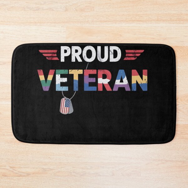 Item preview, Proud Veteran LGBTQ Rainbow Flag Gay Pride Trans US Army designed and sold by AvagondaMind.