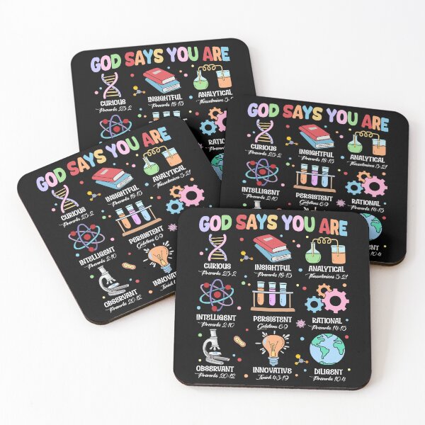 Item preview, Christian God Says I Am Bible Verse Science Biology designed and sold by KarimSoCute.