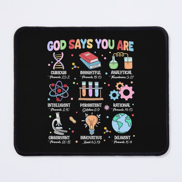 Item preview, Christian God Says I Am Bible Verse Science Biology designed and sold by KarimSoCute.