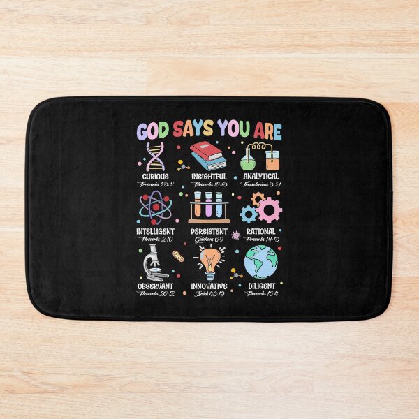 Item preview, Christian God Says I Am Bible Verse Science Biology designed and sold by KarimSoCute.