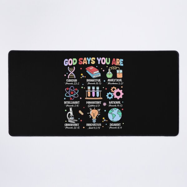 Item preview, Christian God Says I Am Bible Verse Science Biology designed and sold by KarimSoCute.