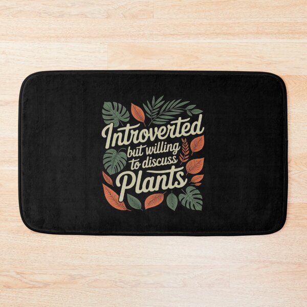 Item preview, Introverted But Willing to Discuss Plants Funny Botanical designed and sold by Rotasiin.