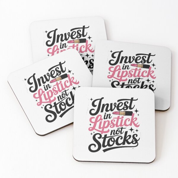 Item preview, Invest in Lipstick Not Stocks – Beauty Finance designed and sold by Rotasiin.