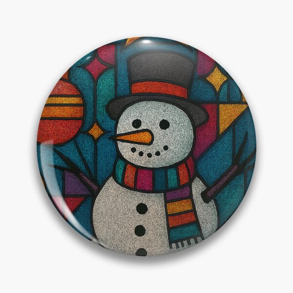 Item preview, Festive Snowman: Art Deco Winter Geometry designed and sold by JonelleTshirts.