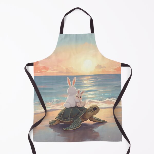 Item preview, Bunny and Turtle Sunset Moment designed and sold by WildlifeWhimsy.