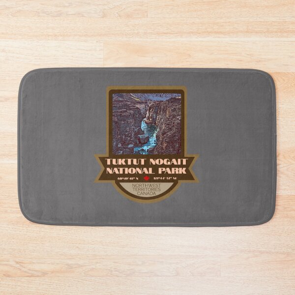 Item preview, Tuktut Nogait National Park Vintage Retro Sticker – Canada National Park Badge Design designed and sold by RouseDesigns.