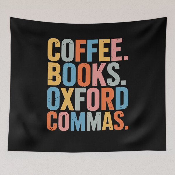 Item preview, Coffee Books Oxford Commas Teacher Librarian Reading designed and sold by tmerchtrends.