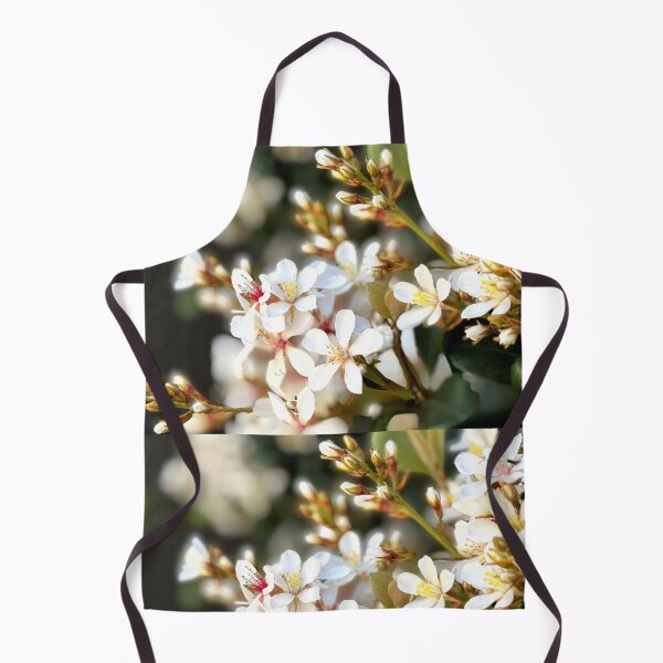 Item preview, White Petals and Buds in Peaceful Garden designed and sold by Mary Prema Art.