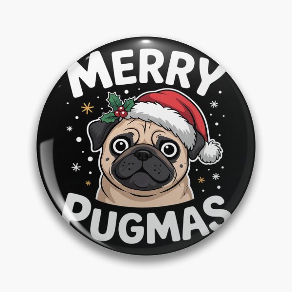 Item preview, Merry Pugmas Christmas Santa Pug Owner  designed and sold by THagBlue.