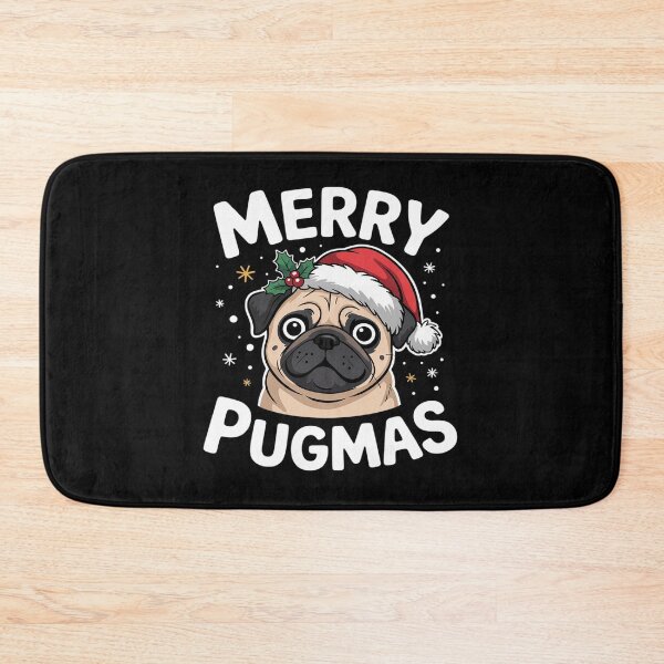 Item preview, Merry Pugmas Christmas Santa Pug Owner  designed and sold by THagBlue.