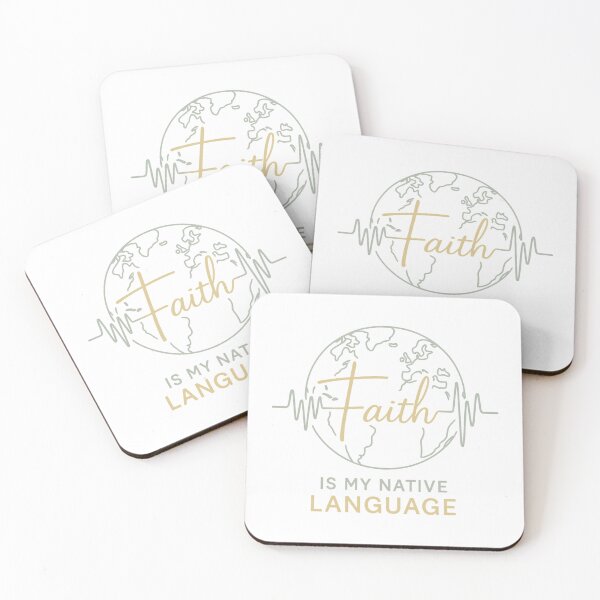 Item preview, Faith is My Native Language | Global Christian Waveform T-Shirt designed and sold by SoulThread Studio.